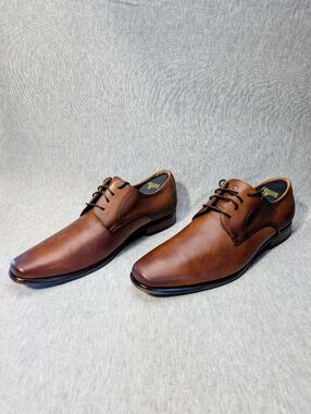 Florsheim Postino Dress Shoes Men's 9.5D Brown Leather Oxfords